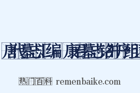 唐代墓志汇编·康君墓志铭并序组词是什么意思的图片